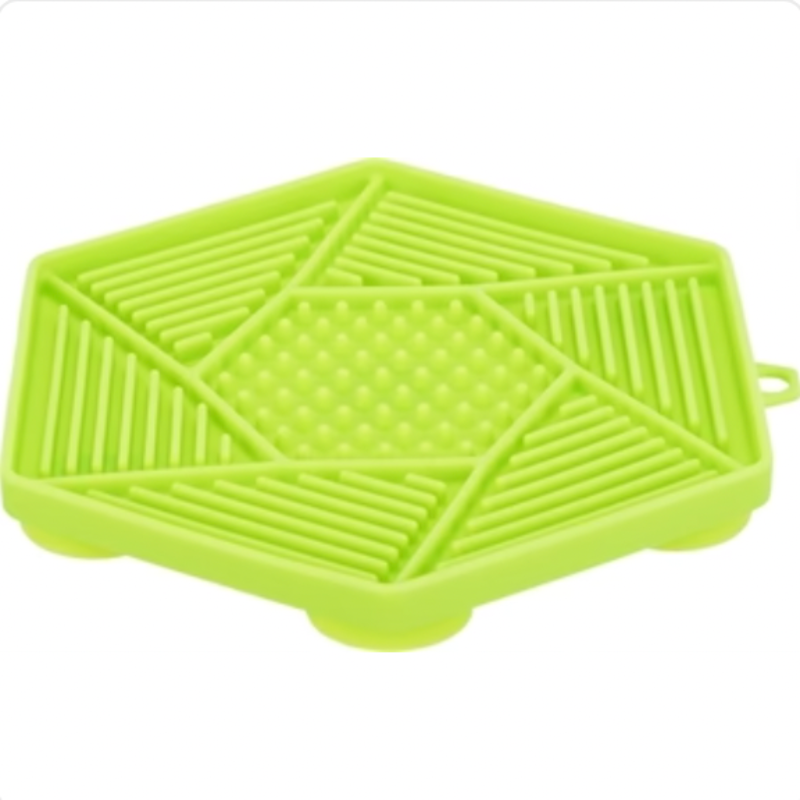 Lick'n'snack Mat Mit Saugnäpfen Silikon Grün 17 CM